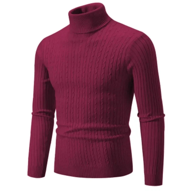 RAYMOND Patterned Turtleneck Sweater