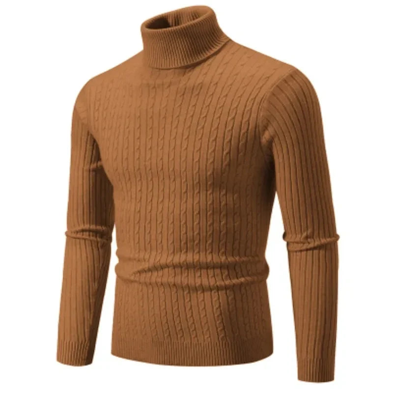 RAYMOND Patterned Turtleneck Sweater
