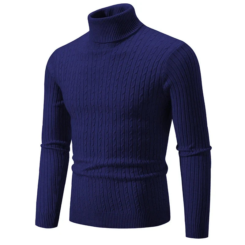 RAYMOND Patterned Turtleneck Sweater
