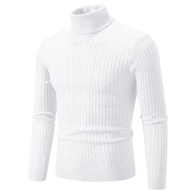 RAYMOND Patterned Turtleneck Sweater