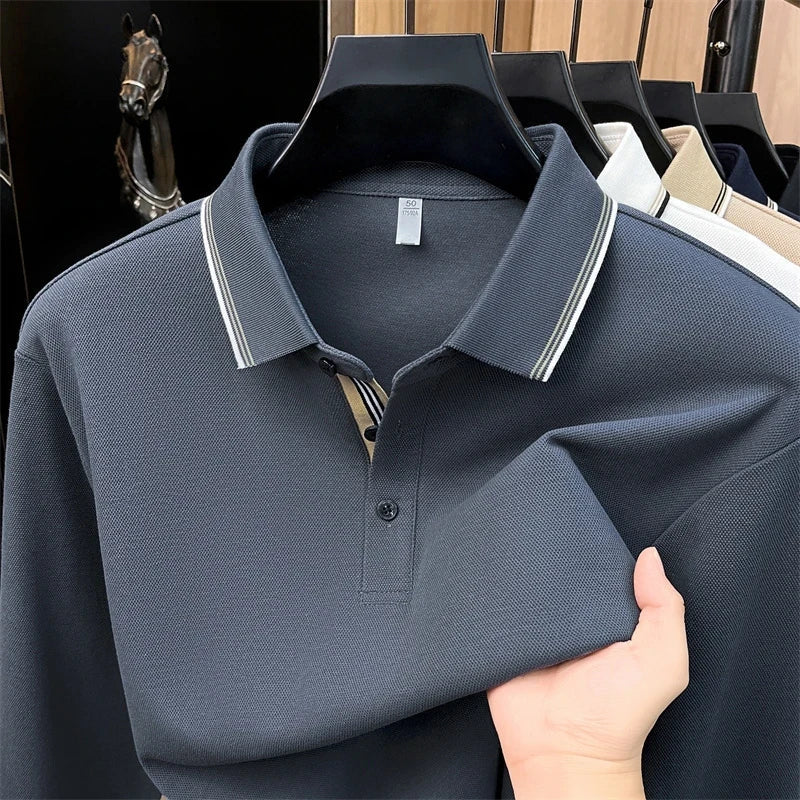 RAZA Classic Long-sleeve Polo Shirt
