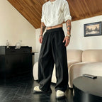 LUTHOR Wide-leg Elastic Pants