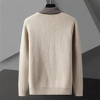 APOLLO Two-Tone Knitted Cardigan