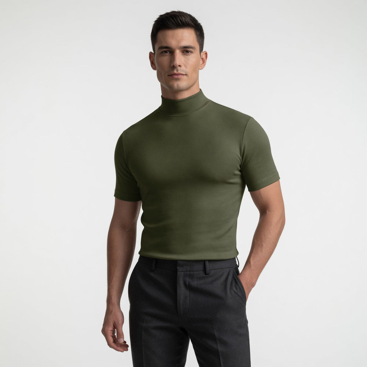 ALTO Men's Mock Neck T-Shirt