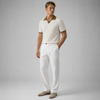 WALDRON Premium Contrast V-Neck Polo
