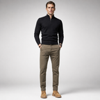LANRIK Slim-Straight Casual Pants