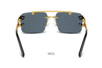 PANTHERA Rimless Retro Sunglasses
