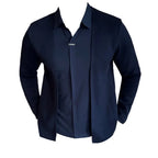 Ashmere Cardigan Layered Premium Polo Shirt