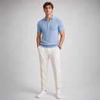 Belmont Stripe Summer Polo Shirt