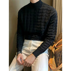 FLOE Wave Pattern Knit Sweatshirt