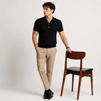 Belmont Stripe Summer Polo Shirt