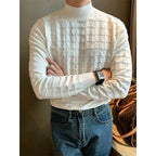 FLOE Wave Pattern Knit Sweatshirt