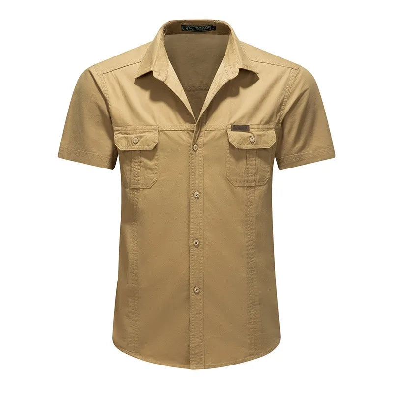 ANXON Double Pocket Polo Shirt