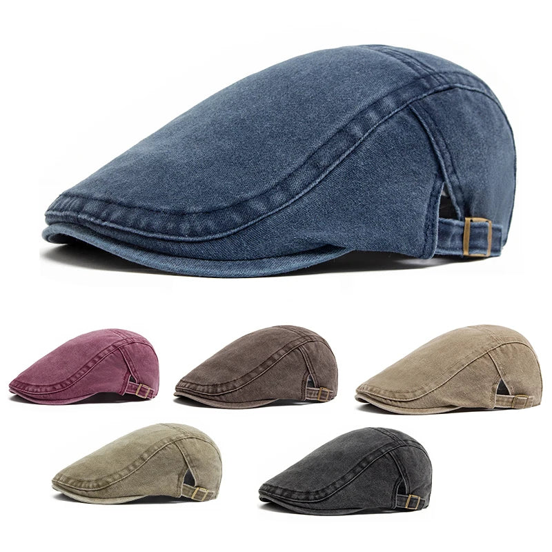 Vintaro™ Vintage Flat Cap
