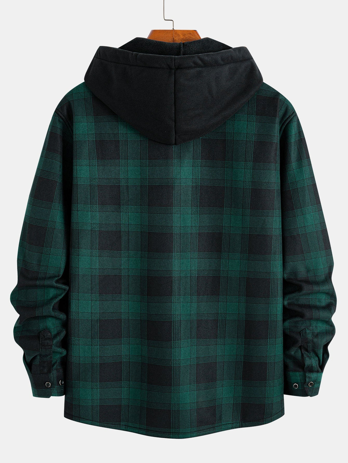 Arvento Cozy Hooded Flannel Shirt