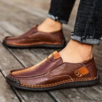 LORRO Leather Slip-on Shoes
