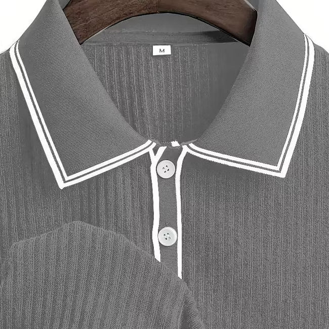 LORENT Casual Knit Polo