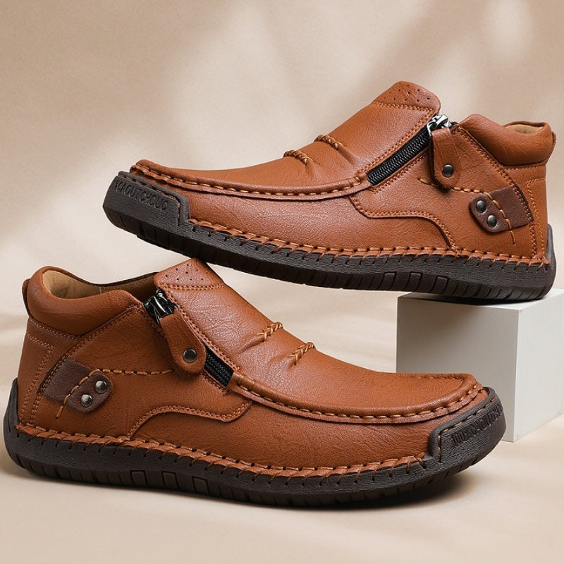 DILLEN Leather Slip-On Orthopedic Shoe