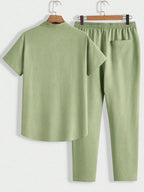 KOS Premium Melange Knit Summer Set