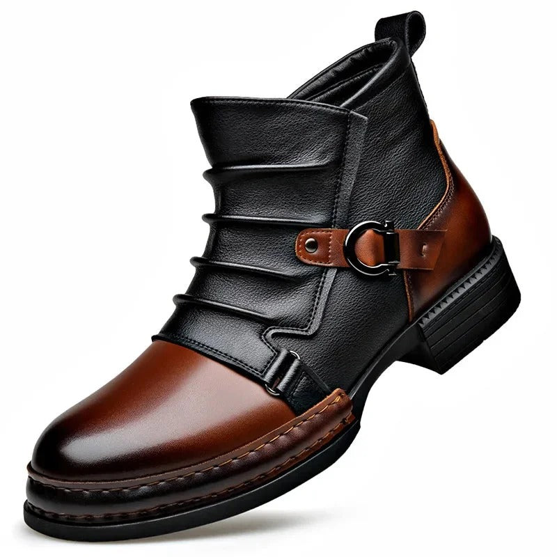 Belgravia Leather Buckle Boot