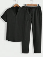 KOS Premium Melange Knit Summer Set