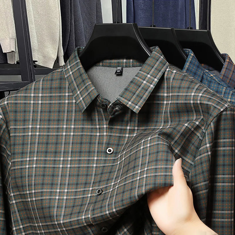 Nexford Plaid Long Sleeve Shirt