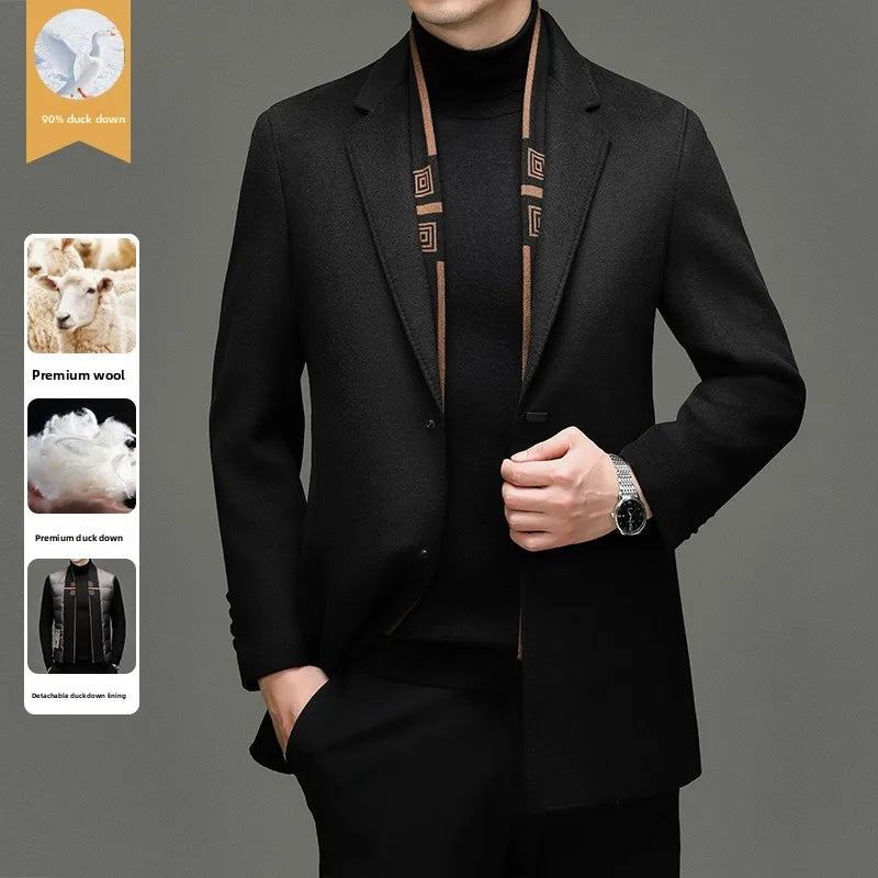 Versailles Luxe Wool Double-layer Overcoat