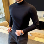 ELIO Premium Mock Neck Long Sleeve Shirt