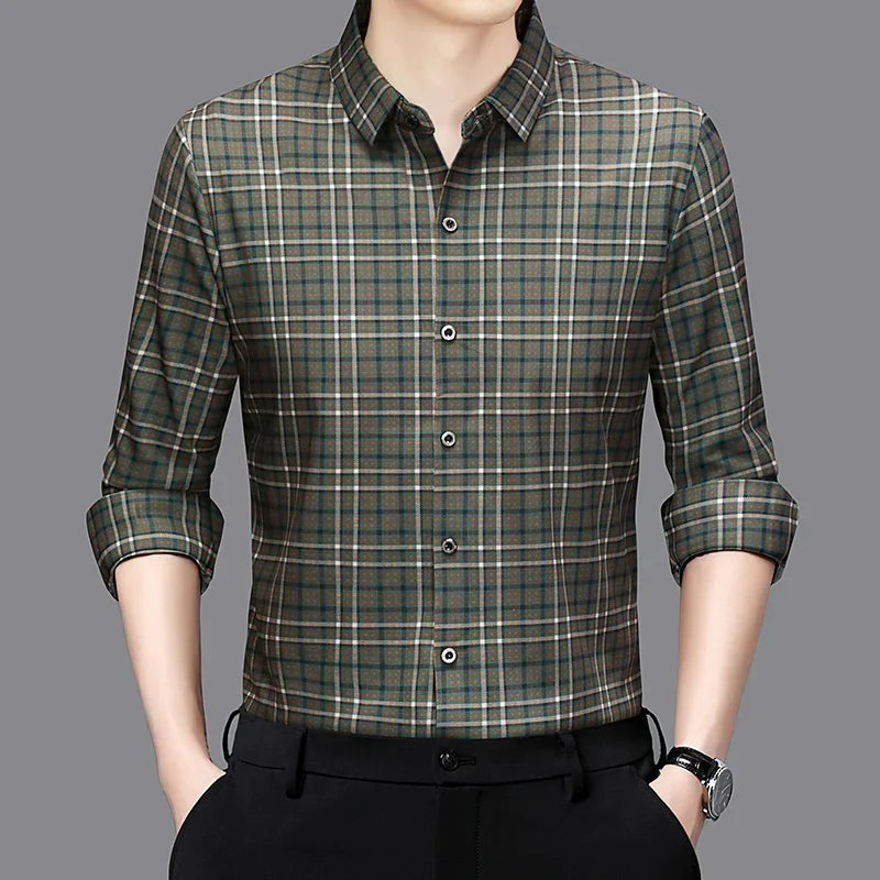 Nexford Plaid Long Sleeve Shirt