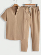 KOS Premium Melange Knit Summer Set