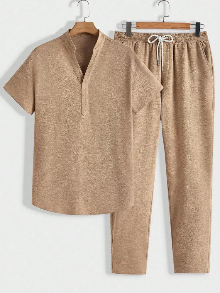 KOS Premium Melange Knit Summer Set