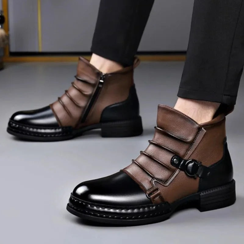 Belgravia Leather Buckle Boot