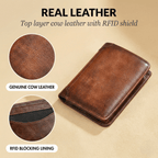 SANZA Leather Wallet & Card Holder