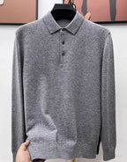 TREY Cashmere Polo Sweater