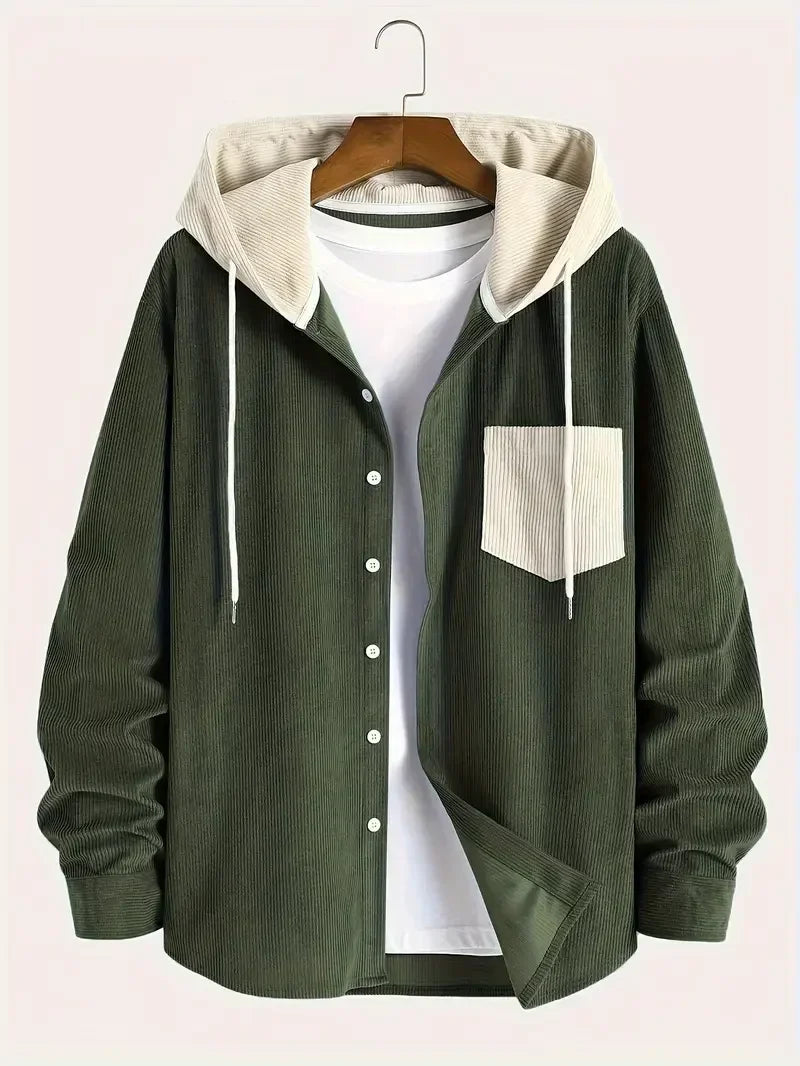 Dominus Corduroy Hooded Jacket