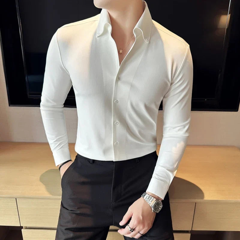 GRANDE Premium Deep-V Lapel Executive Shirt