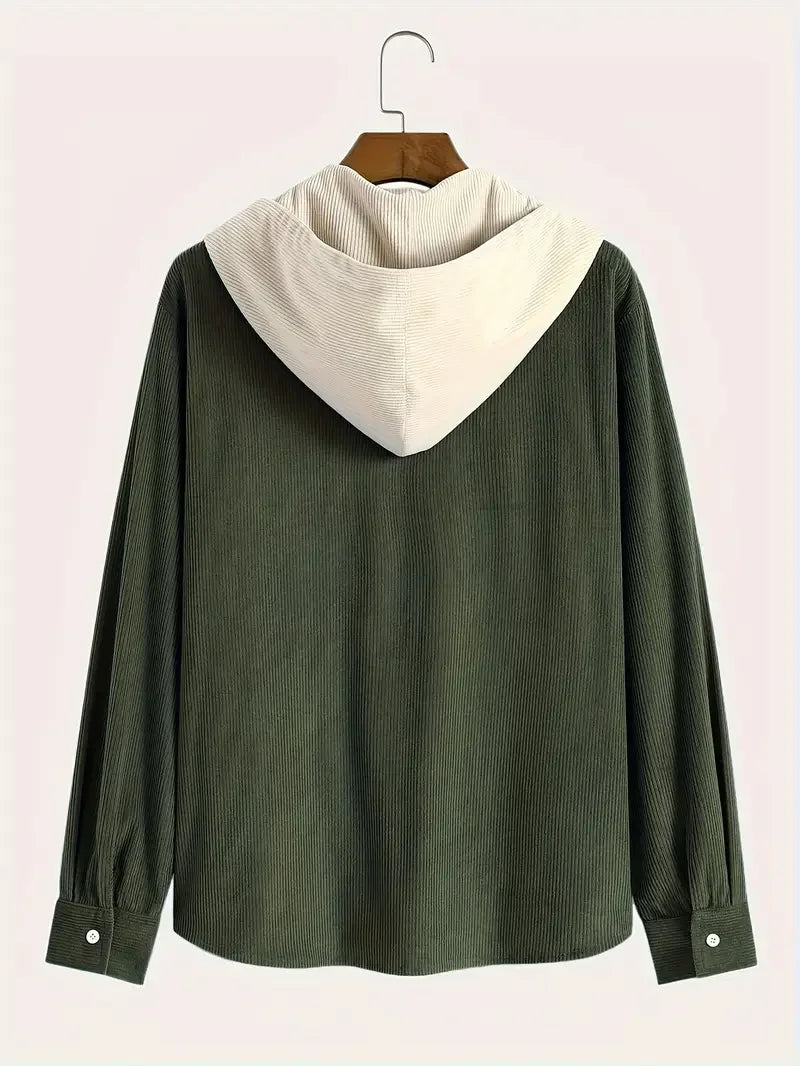 Dominus Corduroy Hooded Jacket