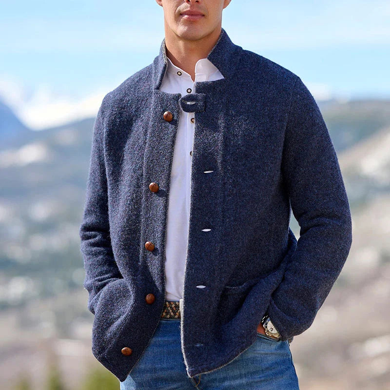 DREX Stand up Collar Cardigan
