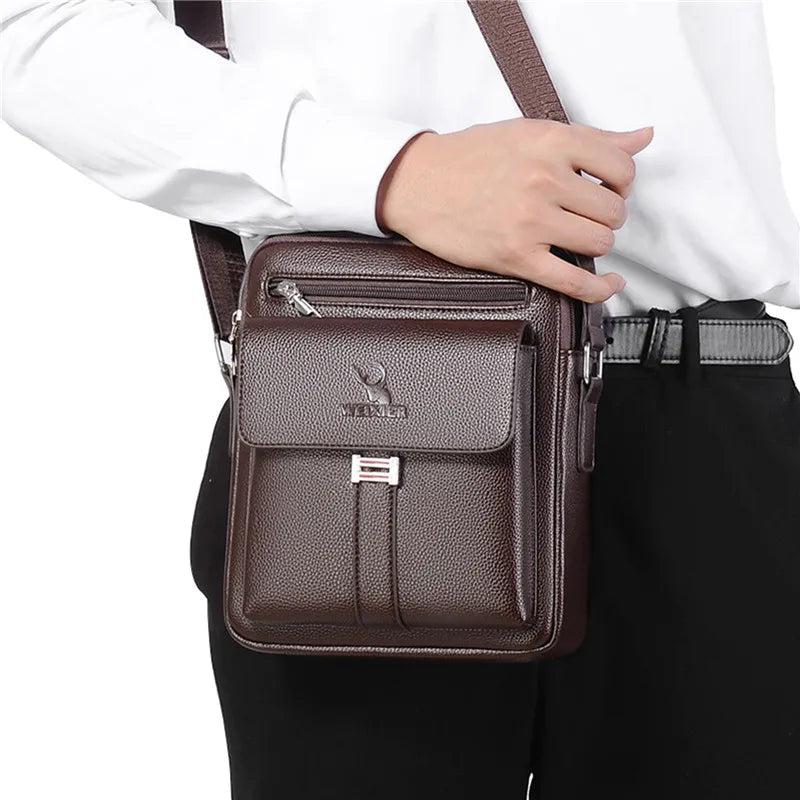 NORDVIK Waterproof PU Leather Crossbody Bag