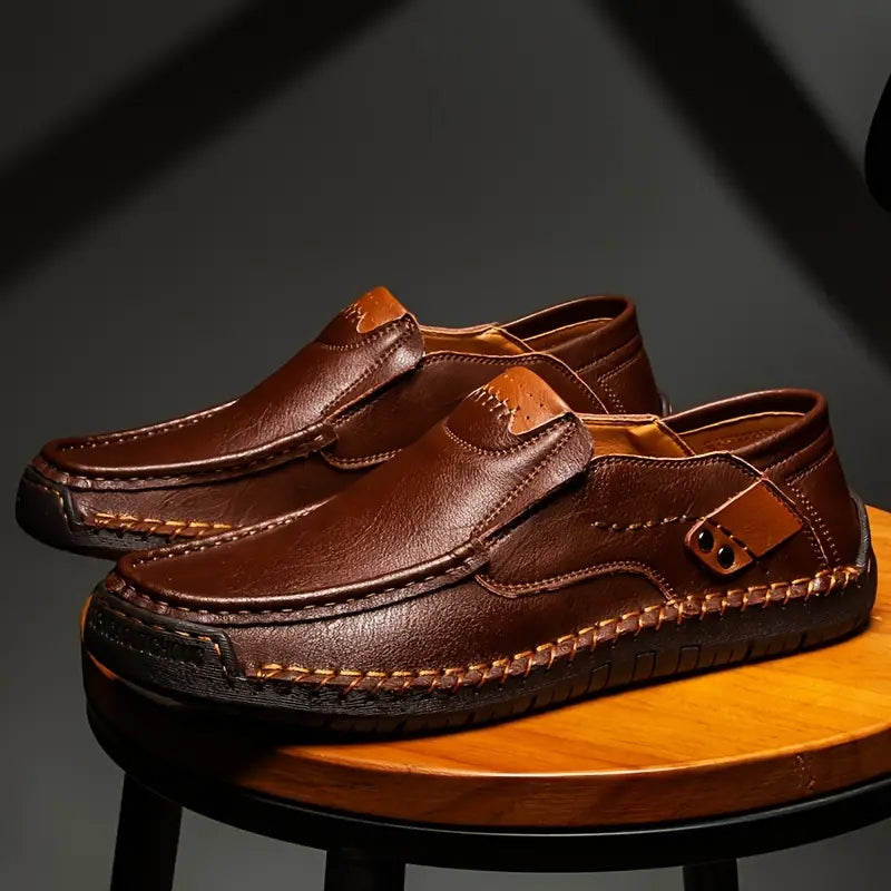 LYON Slip-On Comfort Leather Shoes