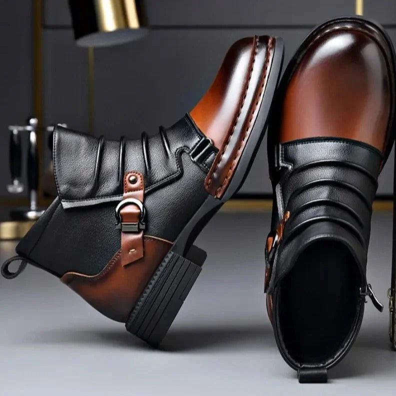 Belgravia Leather Buckle Boot