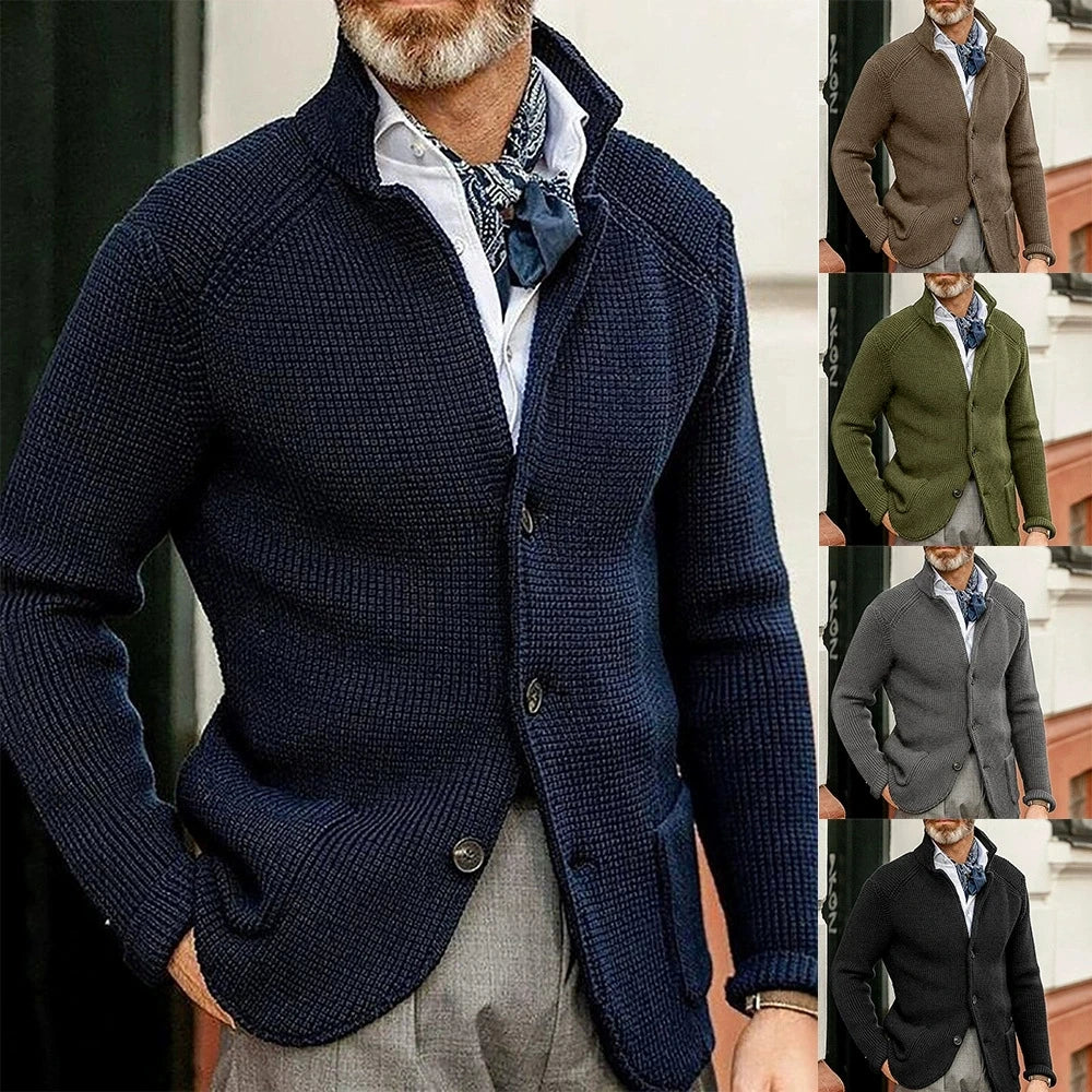 RENNAL Stand Collar Cardigan