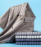 ADRIANO Breathable Silk Striped Shirt