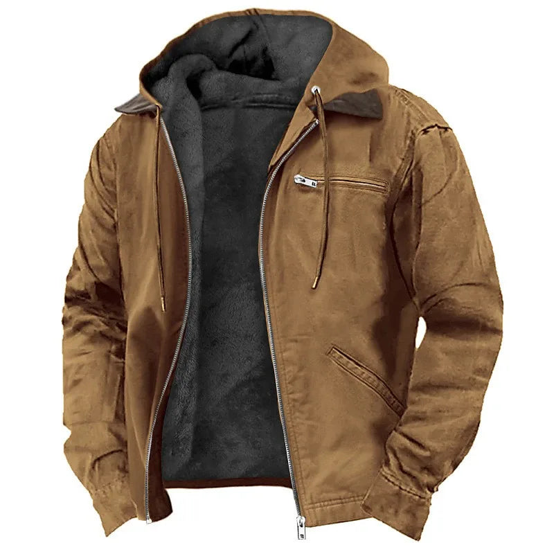 Axton Hooded Zip-Up Jacket