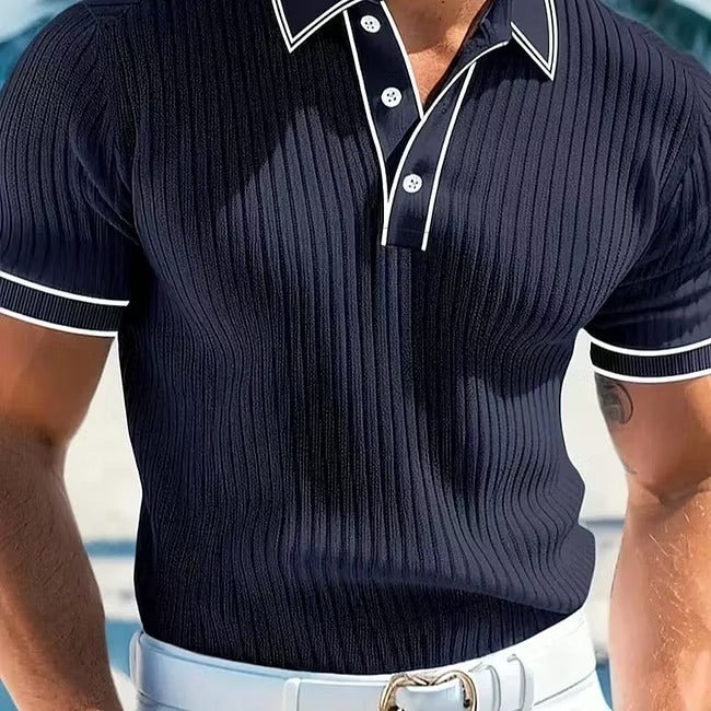 LORENT Casual Knit Polo